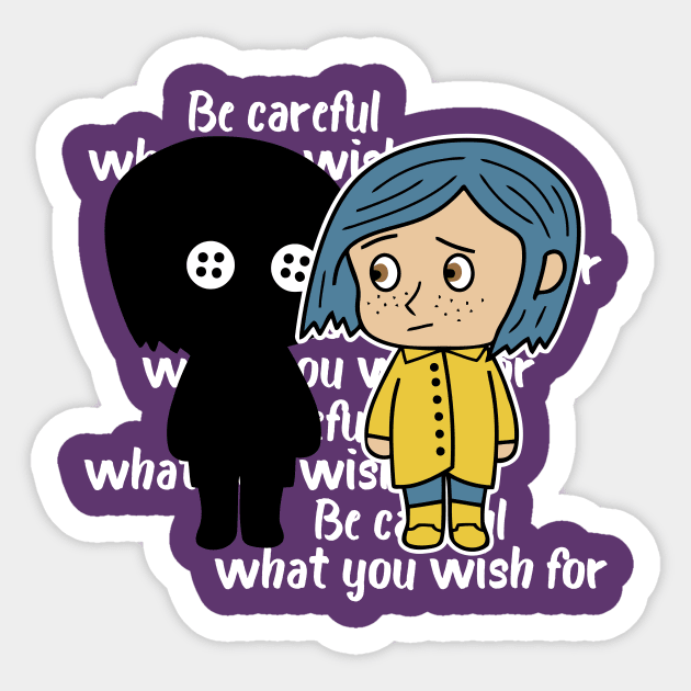 Coraline Sticker by maira_artwork